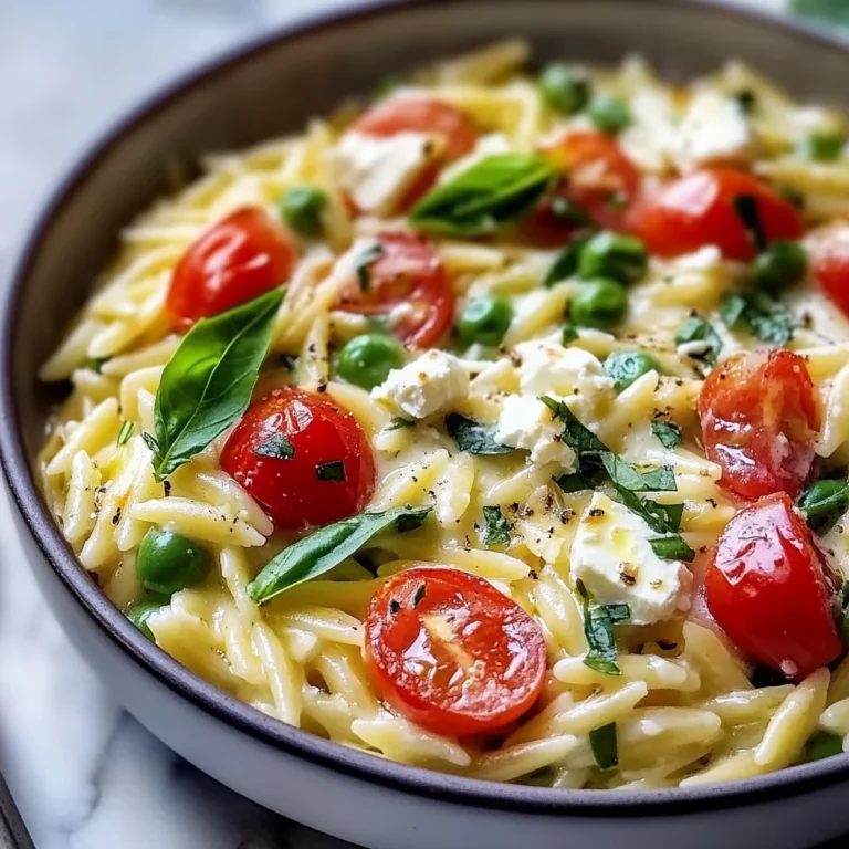 Healthy Baked Feta Orzo Recipe