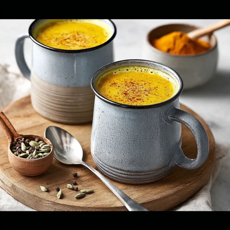 Golden Milk (Turmeric Milk) Recipe