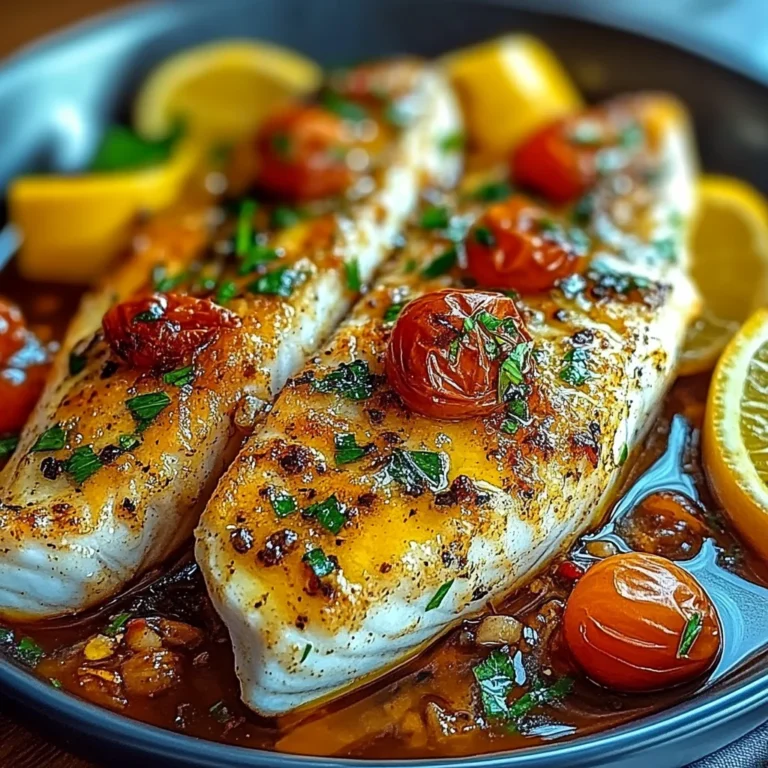 The Best Mediterranean Baked Fish! Easy Recipe