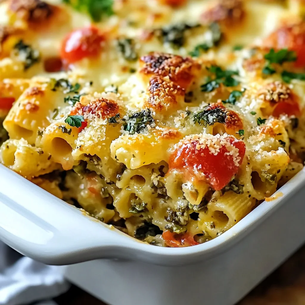 Best Mediterranean Vegetable Pasta Bake step by step