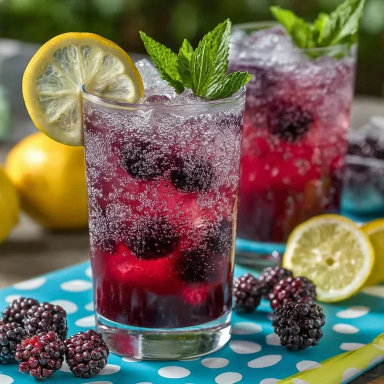 Blackberry Lemon Mocktail Recipe