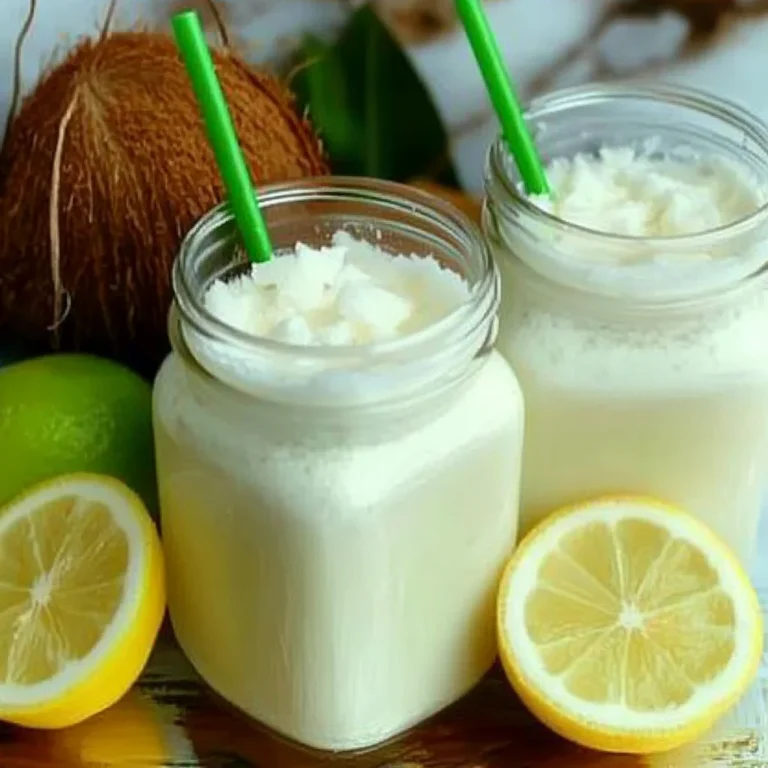 Brazilian Lemonade With Coconut Recipe