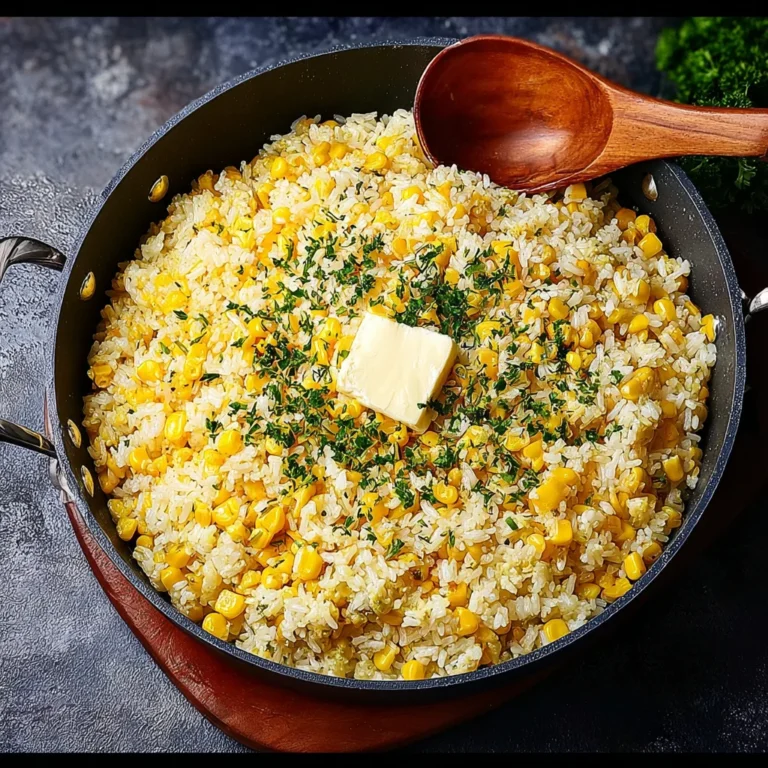Buttered Corn Rice Recipe
