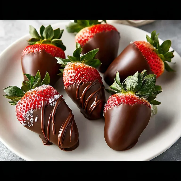 Perfect Chocolate Covered Strawberries Recipe