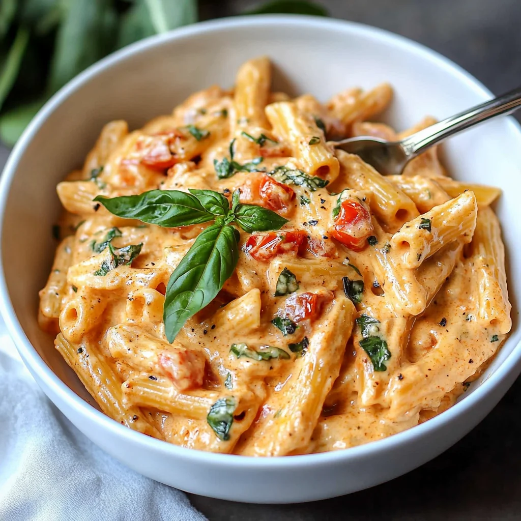 Creamy Vegan Cashew Tomato Pasta step by step