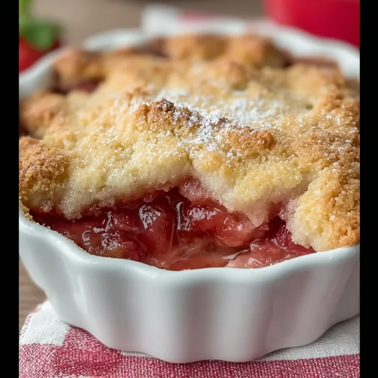 Classic Rhubarb Cobbler Recipe