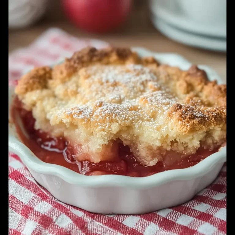 Classic Rhubarb Cobbler Recipe