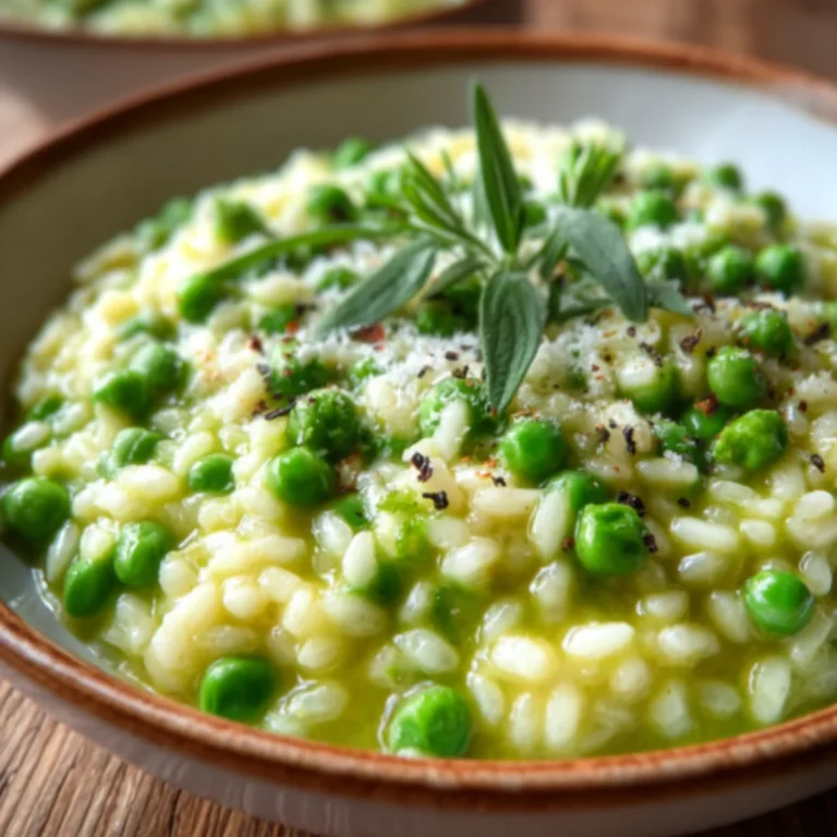 Fresh Pea Risotto Recipe