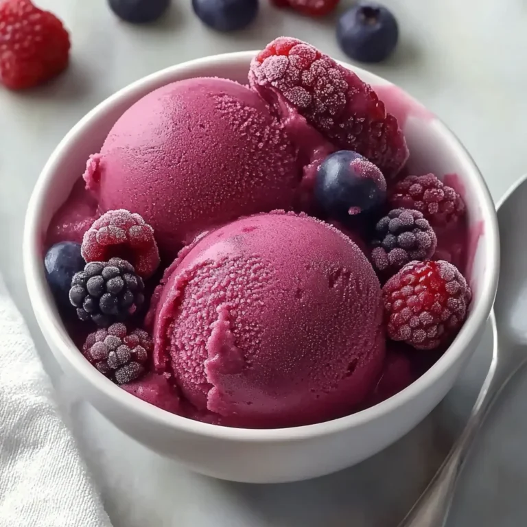Delicious Berry Sorbet Recipe