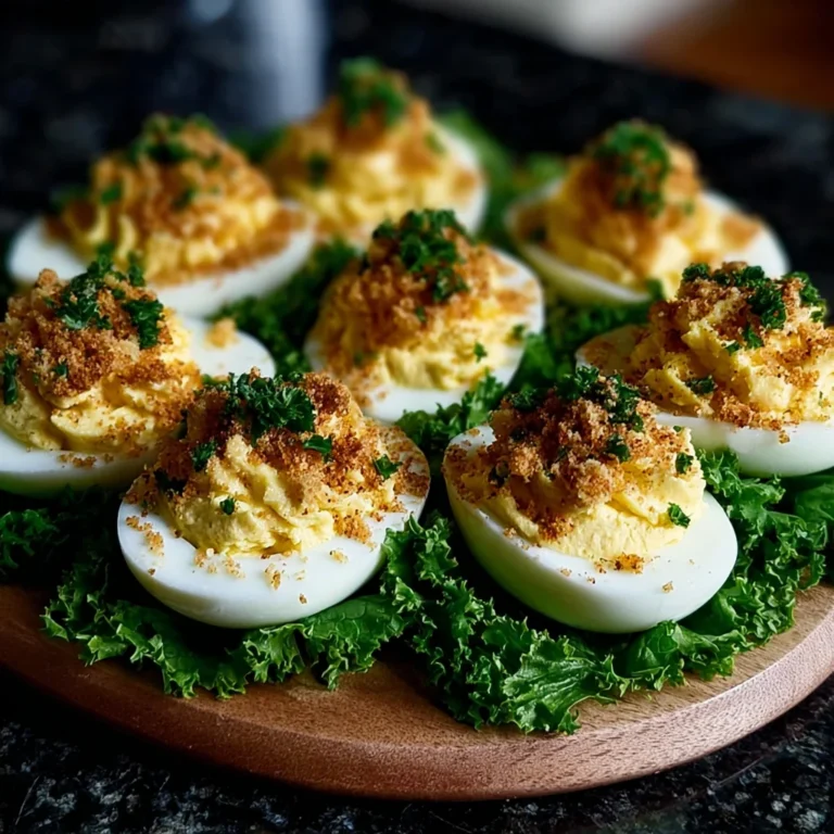 Caesar Salad Deviled Eggs Recipe