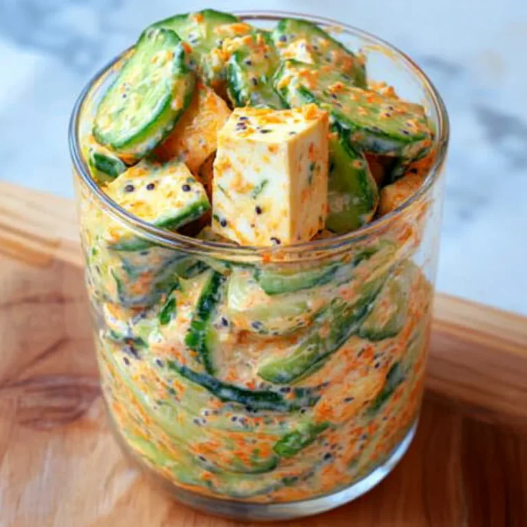 Creamy Asian Cucumber Salad Bowl Recipe