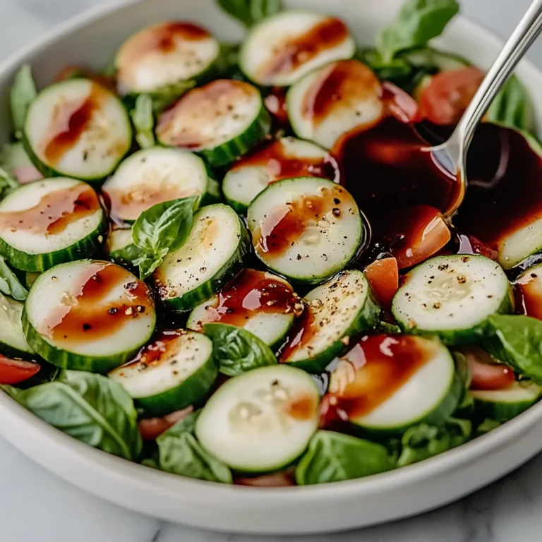 Fresh Cucumber Caprese Salad Recipe