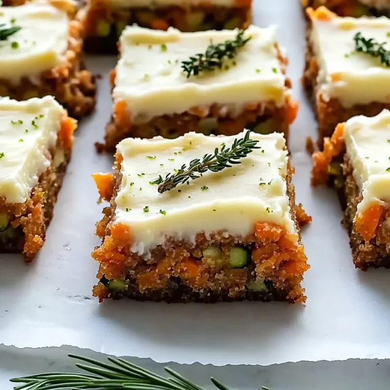 Spiced Ginger Carrot and Zucchini Bars Recipe