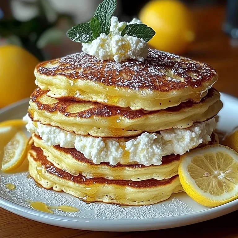 Lemon Ricotta Pancakes Recipe