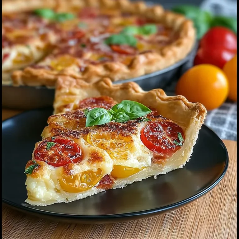 Flavorful Cherry Tomato Pie Recipe