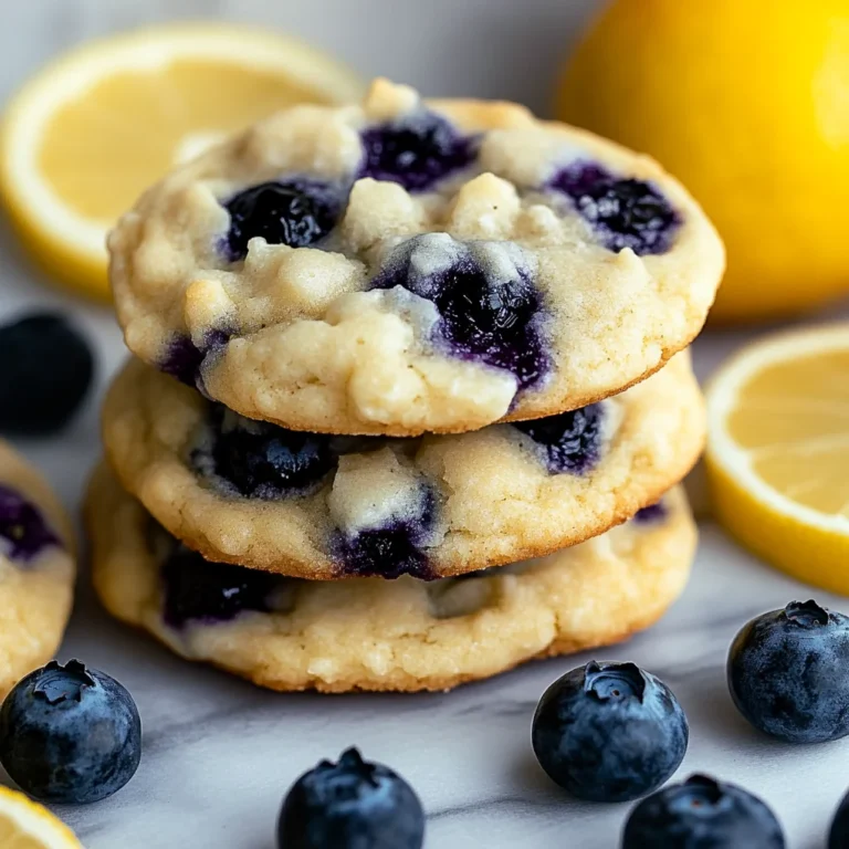 Greek Yogurt Lemon Blueberry Cookies Recipe