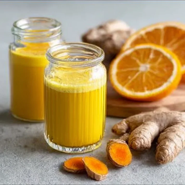 Lemon Ginger Turmeric Shot Recipe