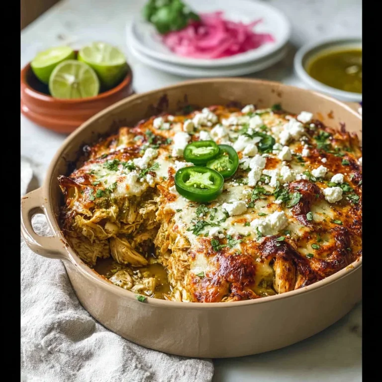 Delicious Salsa Verde Chicken Casserole Recipe