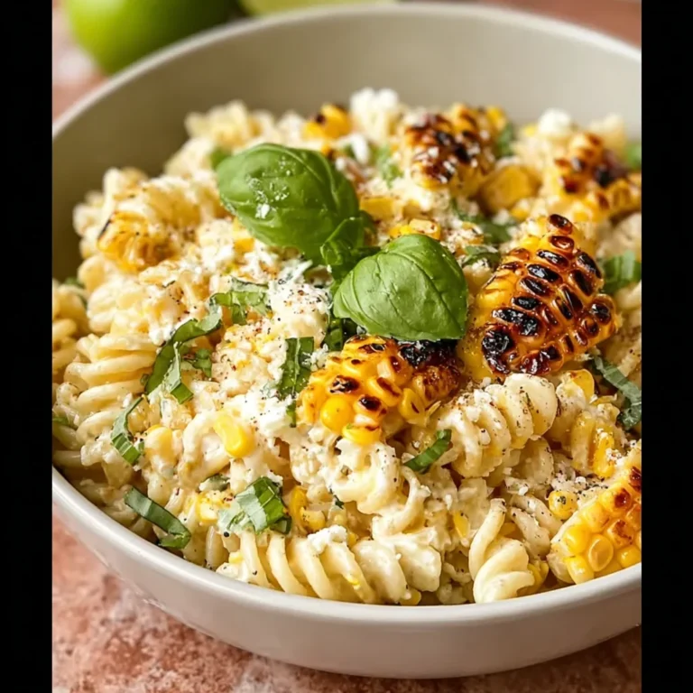 Creamy Street Corn Pasta Salad Recipe