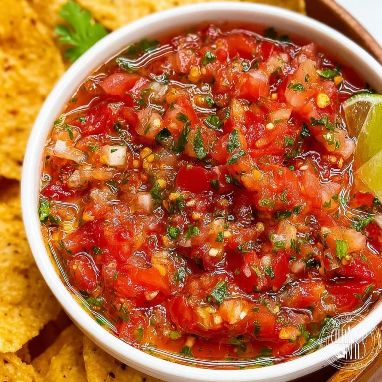 Fresh Salsa Recipe (5 Minutes) Easy