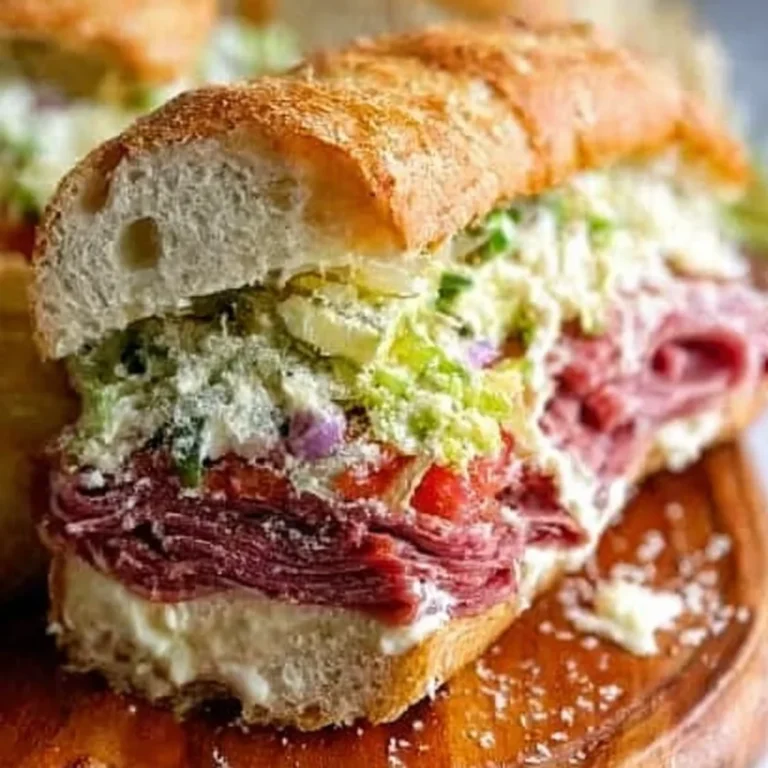 Italian Grinder Salad Sandwich (TikTok Viral Recipe)