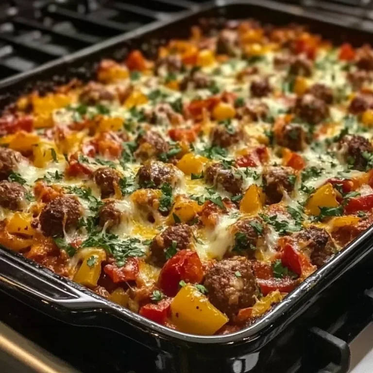 Italian Sausage & Pepper Casserole Recipe