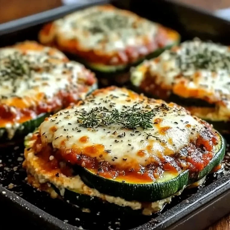 Layered Zucchini Ricotta Melts with Marinara Recipe