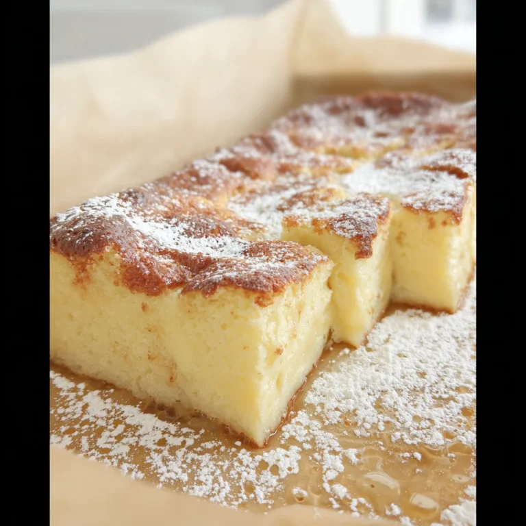Lemon Magic Custard Cake Recipe