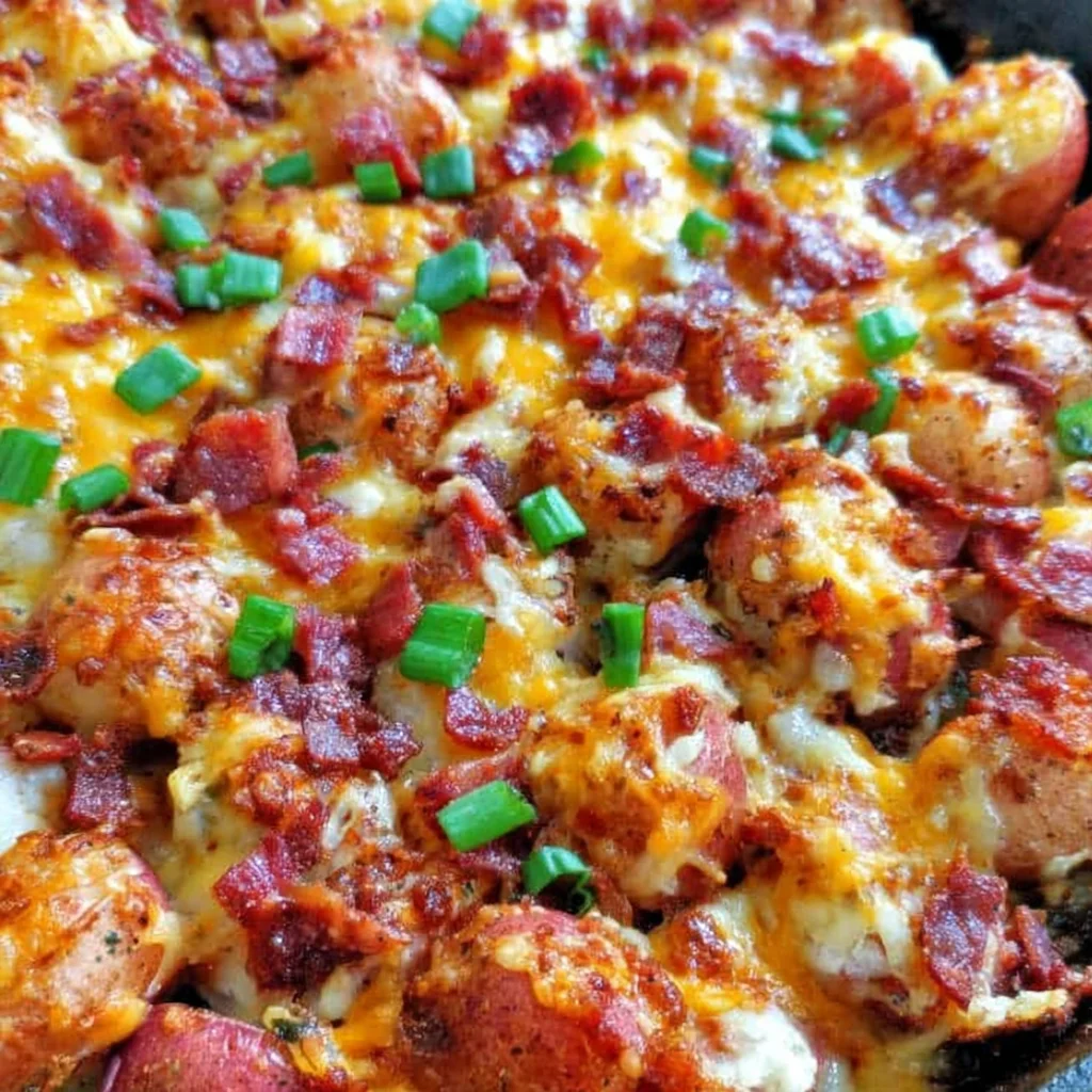 Loaded Roasted Radishes or Radishes, bacon, and cheese come together perfectly with these loaded roasted radishes step by step