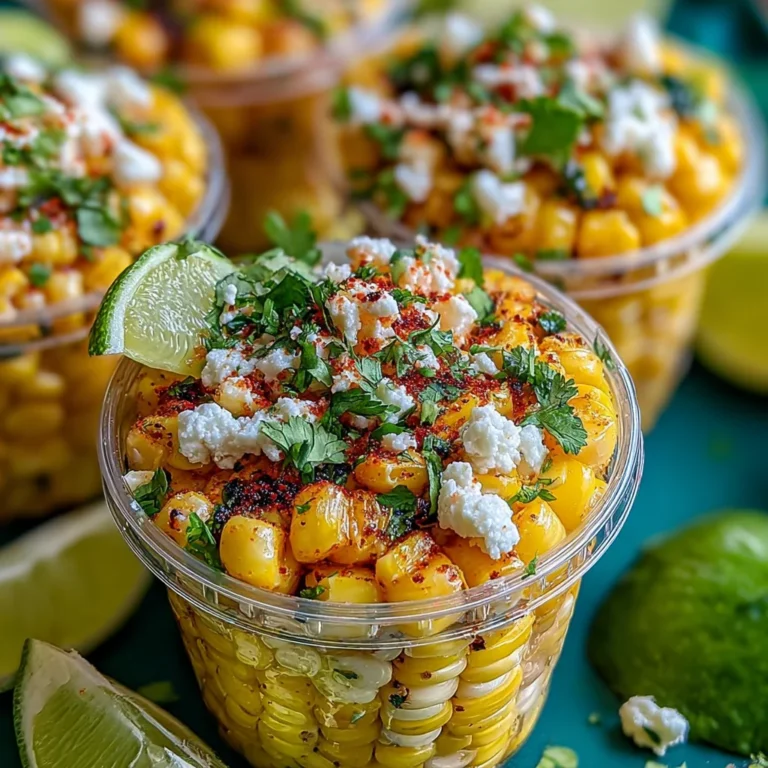 Mexican Street Corn Cups Recipe