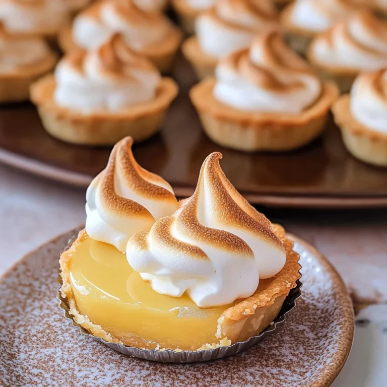 Mini Lemon Meringue Tarts Recipe