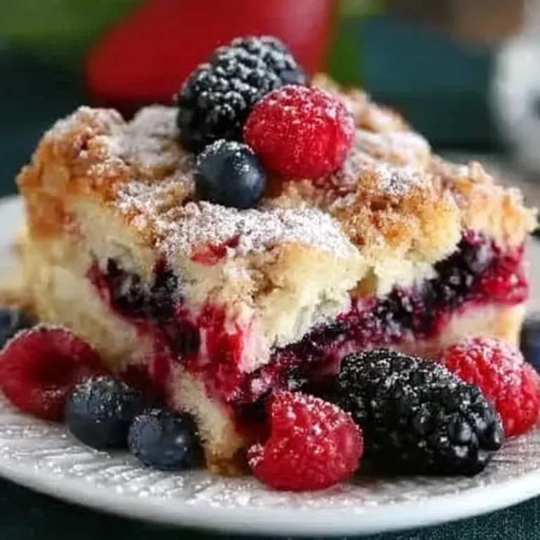Mixed Berry Buckle Recipe