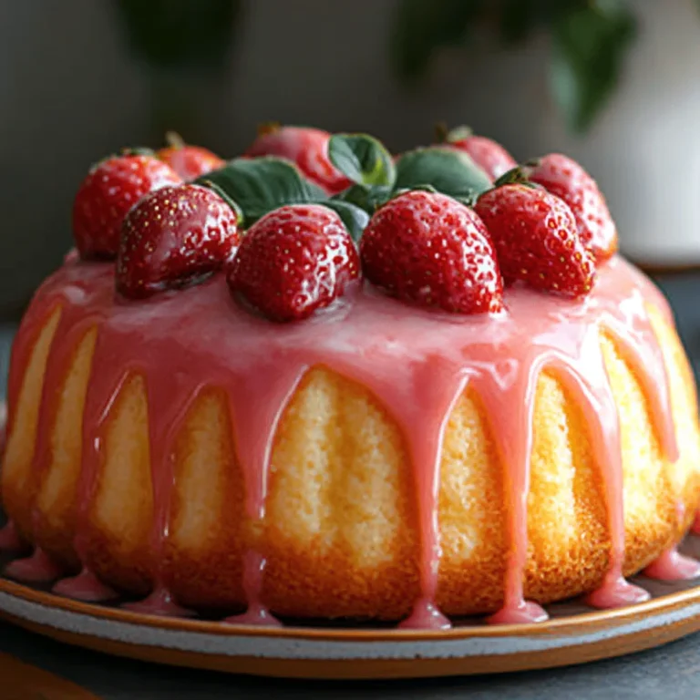 Strawberry Pineapple Pound Cake Recipe