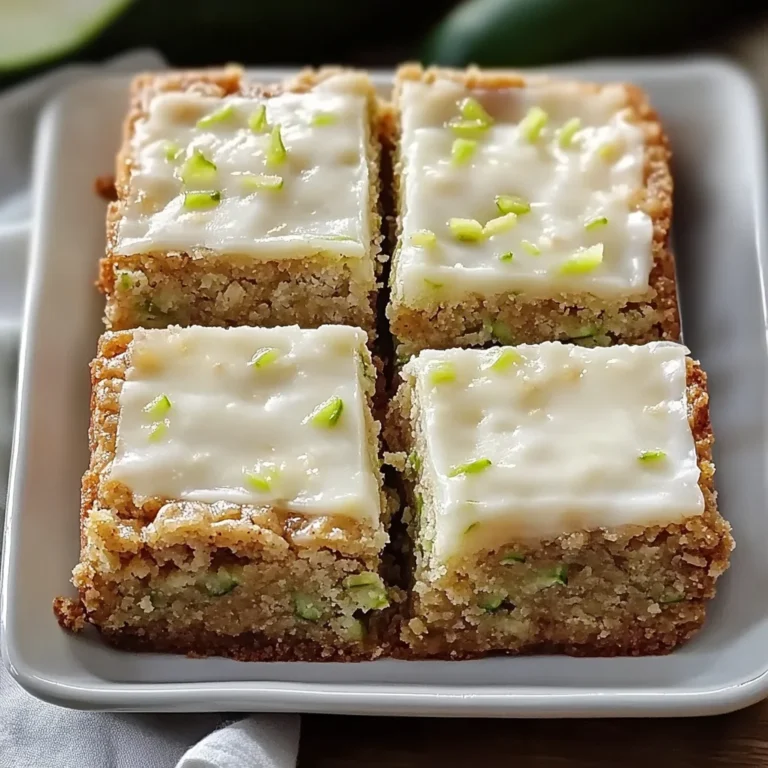Simple Zucchini Bars Recipe