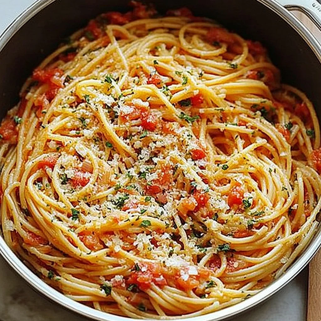ONE POT PASTA or One of the best pasta recipes that takes 20 minutes to make in one pot step by step