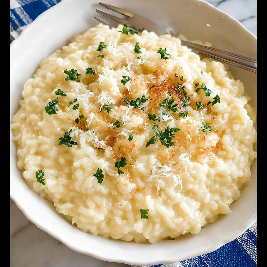 Parmesan Risotto step by step