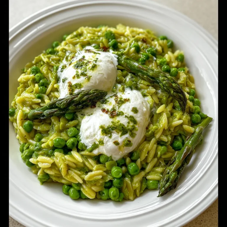 Pea and Asparagus Pasta (Super Spring Orzo) Recipe