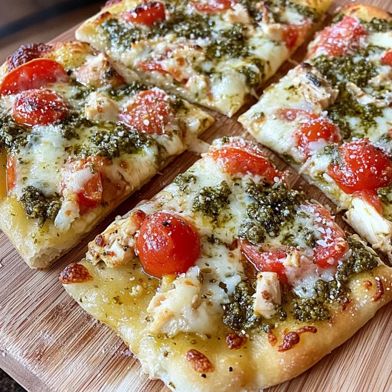 Pesto Chicken Pizza Recipe