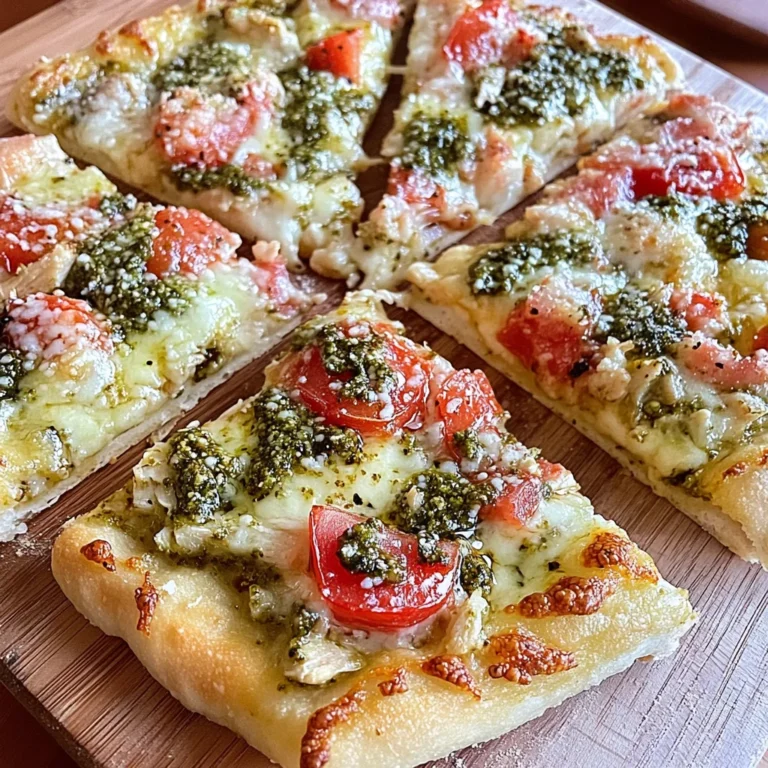 Pesto Chicken Pizza Recipe