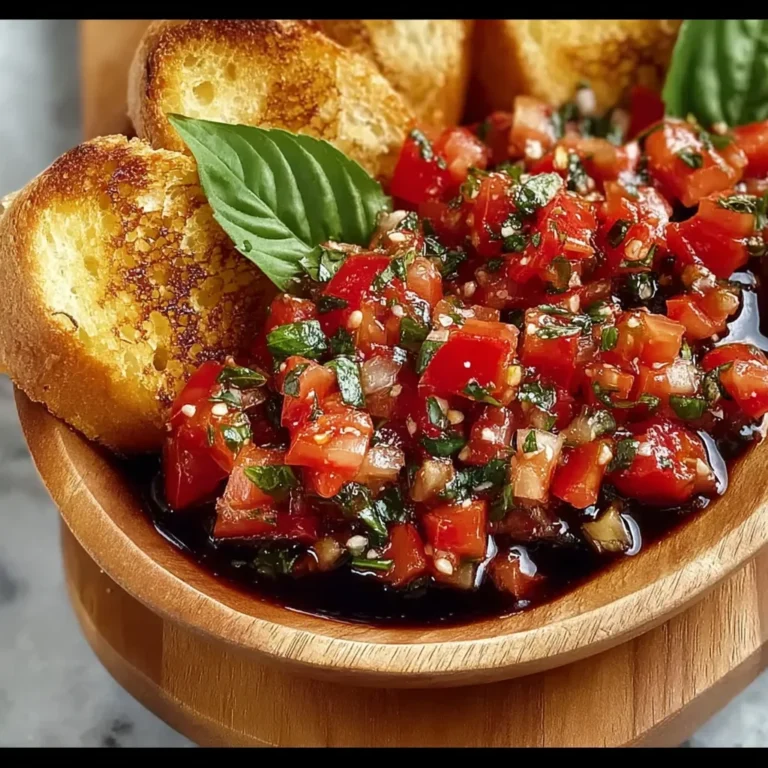 Juicy Bruschetta with Balsamic Glaze Recipe