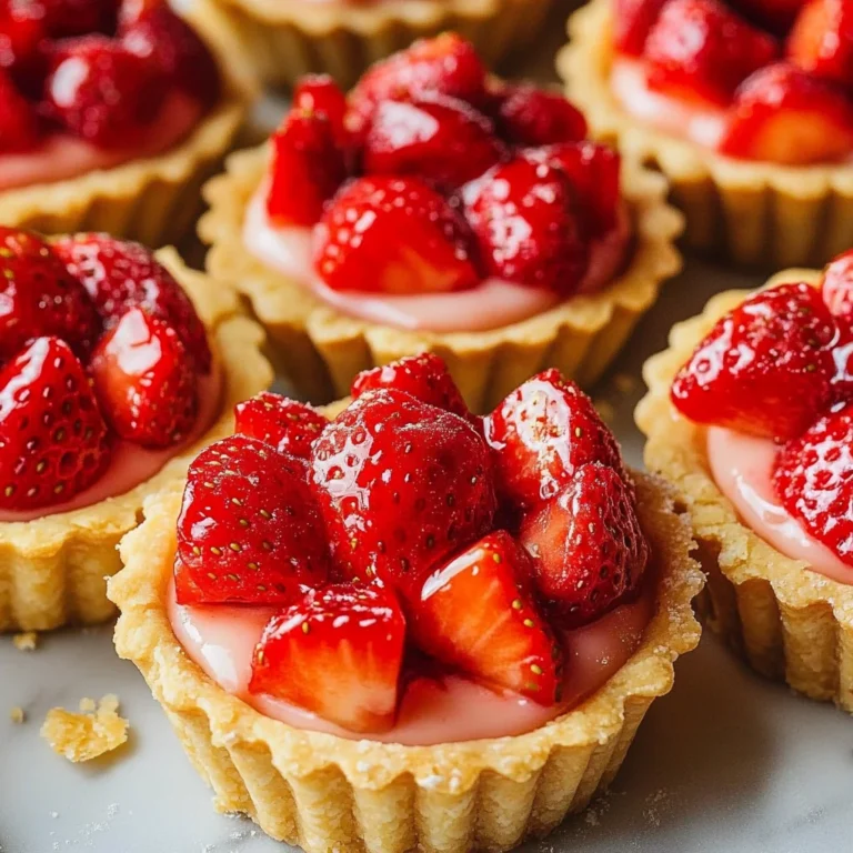Mini Strawberry Custard Tartlets From Scratch Recipe