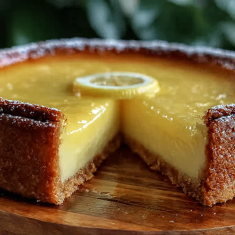 Italian Grandma’s Lemon Custard Cake Recipe