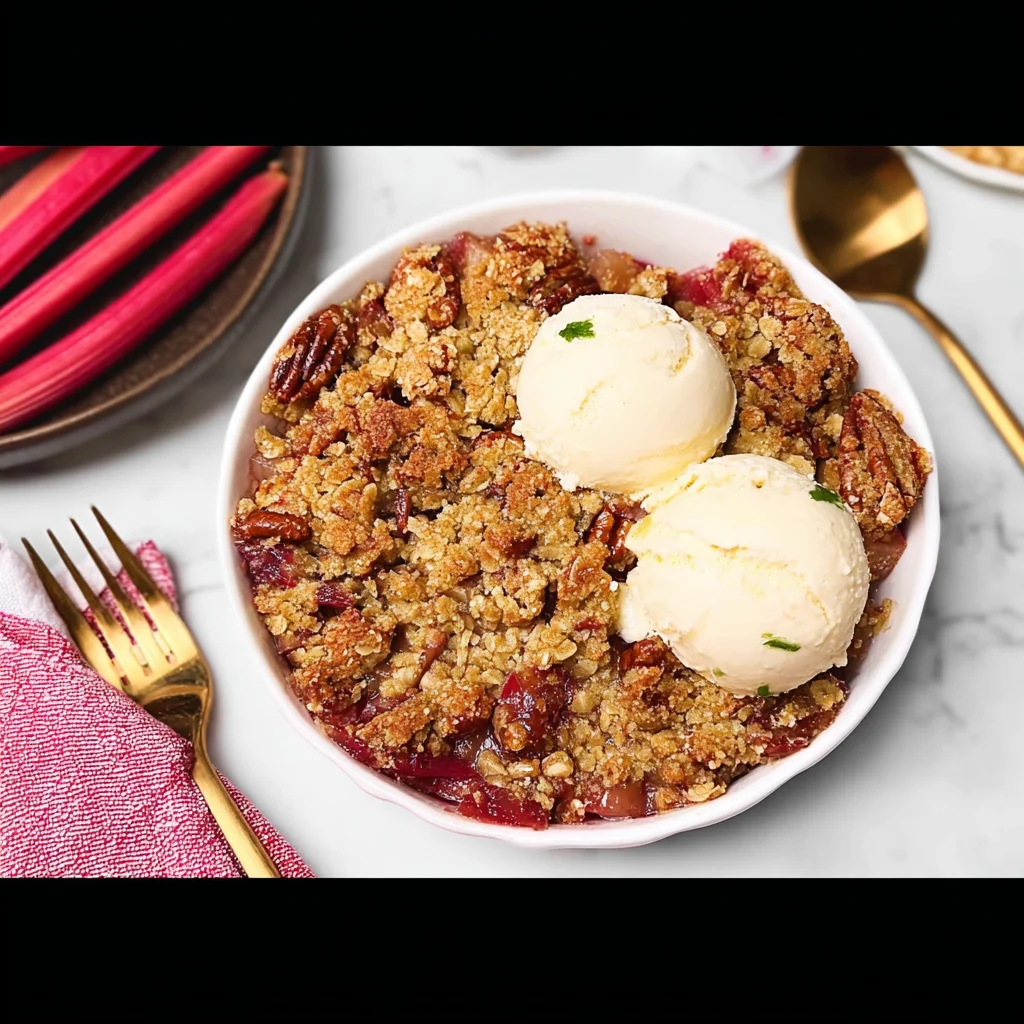 Rhubarb Crumble Recipe