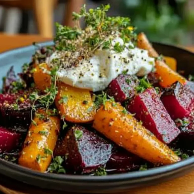 Roasted Beets and Carrots Salad with Burrata Recipe