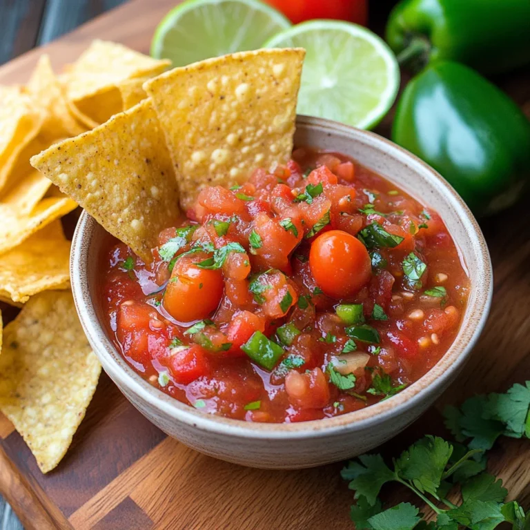 Roasted Cherry Tomato Salsa Recipe