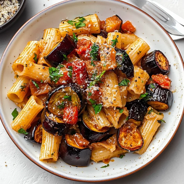 Eggplant and Fresh Tomato Pasta Recipe
