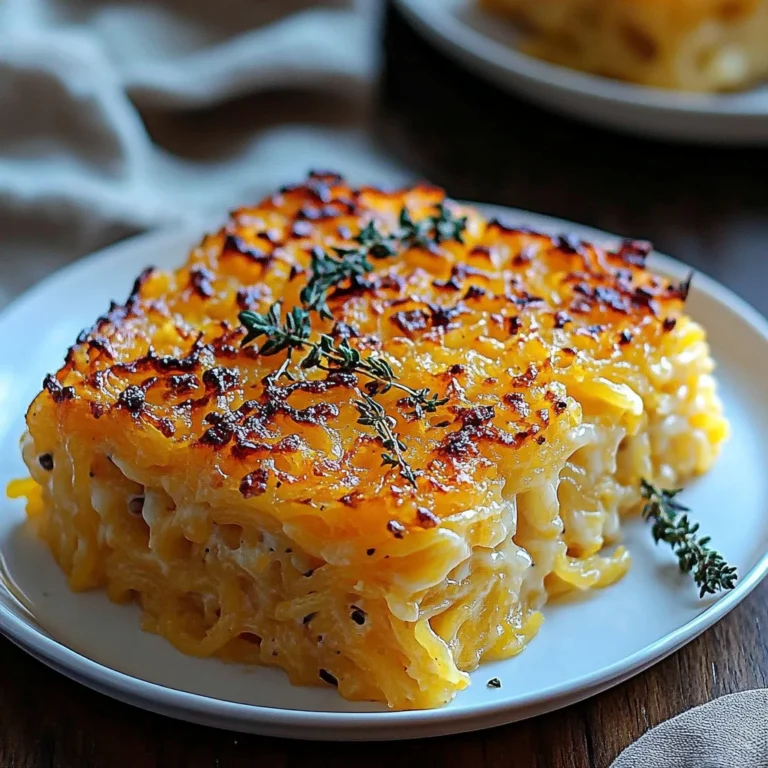 Spaghetti Squash Au Gratin Recipe