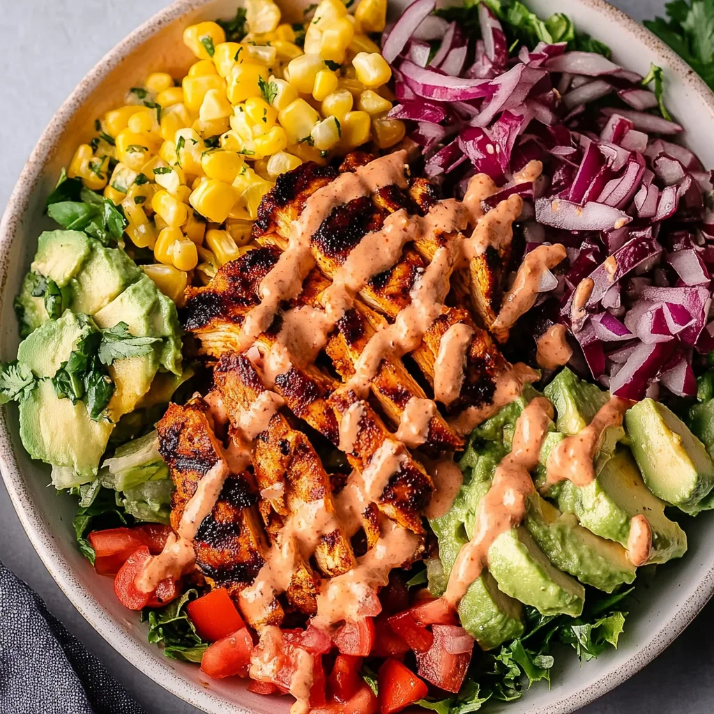 Spicy Southwest Chicken Salad step by step