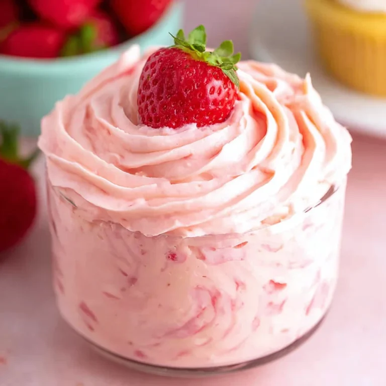 Strawberry Buttercream Frosting Recipe