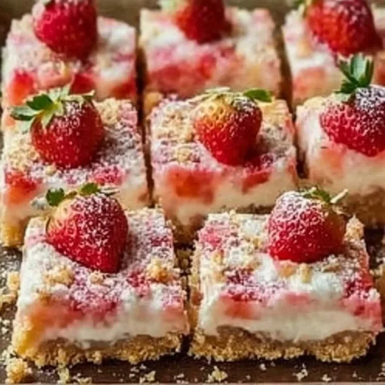 Strawberry Cheesecake Bars Recipe